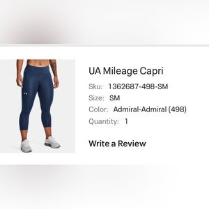 Underarmour workout pants